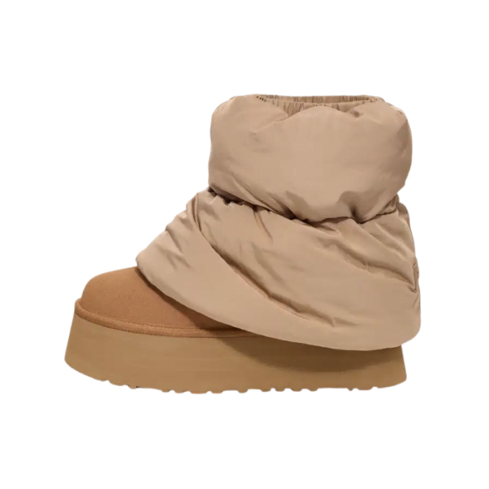 UGG Classic Mini Dipper Puffer - Amphora / Chestnut - Image 2