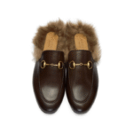 Gucci Princetown shearling mule Brown - Image 4