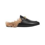 Gucci Princetown shearling mule Black