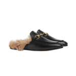 Gucci Princetown shearling mule Black - Image 3