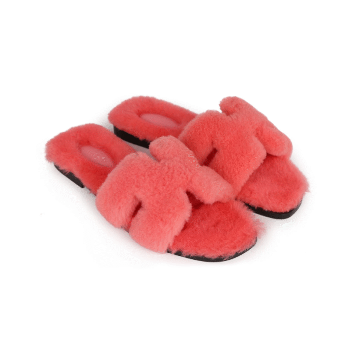 Hermes Oran Sandals Rose Du Desert - Image 3