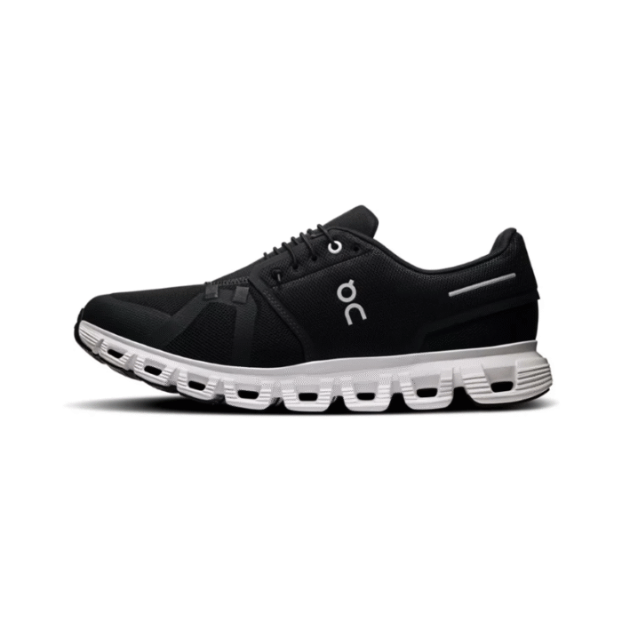 On Cloud 6 running Sneaker - Black/White - Image 2