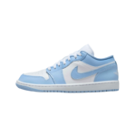 Nike Air Jordan 1 Low - White/Aluminium - Image 2