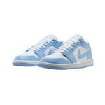 Nike Air Jordan 1 Low - White/Aluminium - Image 3