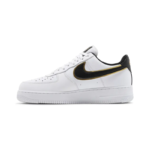 Nike Air Force 1 '07 LV8 'Metallic Swoosh Pack - White Metallic Gold - Image 2
