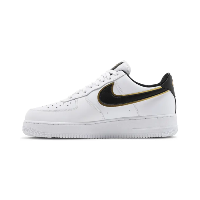 Nike Air Force 1 '07 LV8 'Metallic Swoosh Pack - White Metallic Gold - Image 2