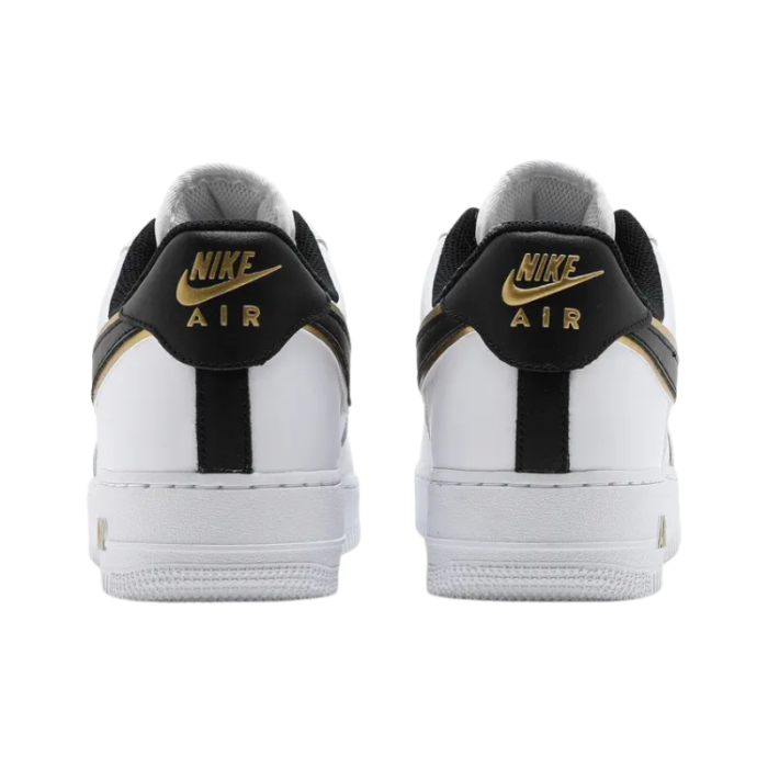 Nike Air Force 1 '07 LV8 'Metallic Swoosh Pack - White Metallic Gold - Image 4