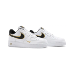 Nike Air Force 1 '07 LV8 'Metallic Swoosh Pack - White Metallic Gold - Image 3